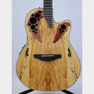 Ovation Celebrity Elite Exotic Mid Depth CE44P (Spalted Maple)