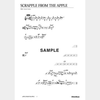 楽譜 Scrapple From The Apple