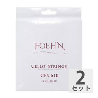 FOEHNCES-610 Cello Strings 4/4 チェロ弦×2セット
