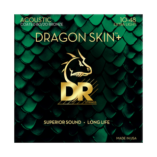 DR DRAGON SKIN+ 80/20ブロンズ エクストラライト 010-048 アコースティックギター弦