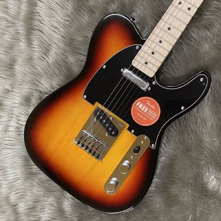 Squier by Fender Affinity Series Telecaster Maple Fingerboard Black Pickguard エレキギター テレキャスター