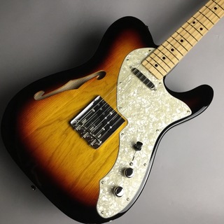 FenderMade in Japan Heritage 60s Telecaster Thinline Maple Fingerboard 3-Color Sunburst エレキギター テレ