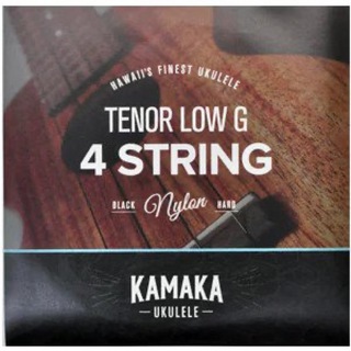 KamakaS-3G ウクレレ弦 テナーウクレレ用 ブラックナイロン弦 Low-Gセット×2セット