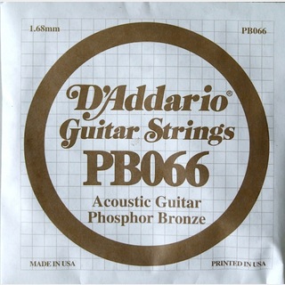 D'Addario ダダリオ PB066弦 Phosphor Bronze バラ弦