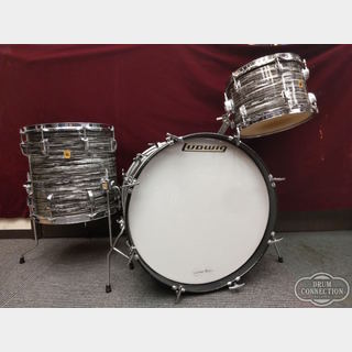 Ludwig【ヴィンテージ】1968's LUDWIG"DOWNBEAT" 3pcs Kit -Oyster Black Pearl-