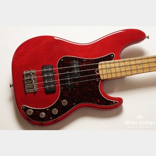 Fender American Deluxe Precision Bass - Crimson Red Transparent