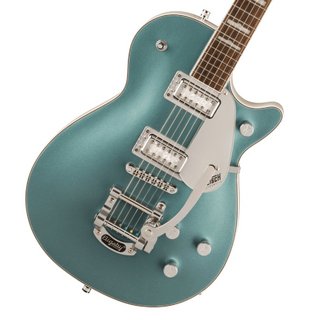 GretschG5230T-140 Electromatic 140th Double Platinum Jet with Bigsby Two-Tone Stone Platinum/Pearl Platinum