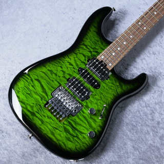 Charvel MJ SAN DIMAS Style 1 HSH FR PF QM「Transparent Green Burst」