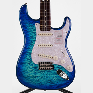 Fender 2024 Collection Made in Japan Hybrid II Stratocaster Quilt  (Aquamarine)