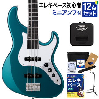 RYOGAVAL-BASS Ocean Turquoise Blue 初心者セット ミニアンプ付 JBタイプ