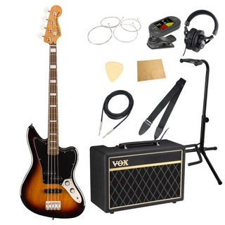 Squier by Fender スクワイヤー/スクワイア Classic Vibe Jaguar Bass LRL 3TS アンプ付き エレキベース 初心者セット