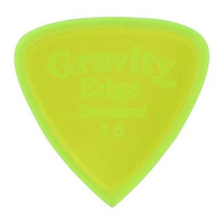 Gravity Guitar PicksEdge -Standard Master Finish- GEES15M 1.5mm Fluorescent Green ギターピック