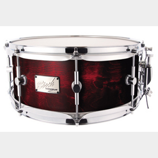 canopus Birch Snare Drum 6.5x14 Rotten Red Mat LQ