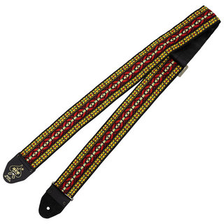 D'Andrea Ace Guitar Straps ACE-4 Bohemian Red ギターストラップ