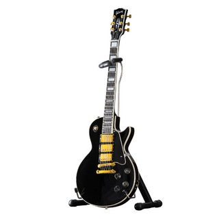 Gibson GG-123AH Les Paul Custom Ebony 1:4 Scale Mini Guitar Model ミニチュア ギター【WEBSHOP】