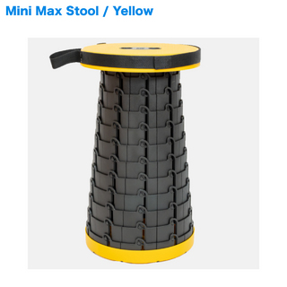 MiniMax Stool Mini Max Stool Yellow【折りたたみ持ち運びイス】