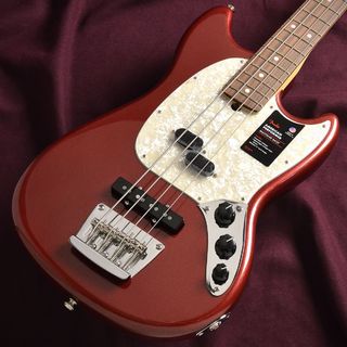Fender American Performer Mustang Bass Aubergine【現物画像】