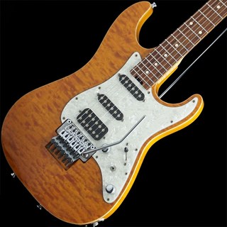 SCHECTER 【USED】 EX-IV-22-CTM-FRT Quilt Top Flame Maple Neck (Amber) 【SN.020920】