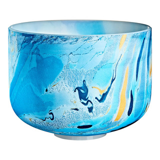 MEINL Sonic Energy 10" Marble Crystal Singing Bowl A4, Dark Blue, 432 Hz, Brow Chakra [MCSB10A]