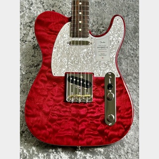 Fender～2024Collection ～Made in Japan Hybrid II Telecaster QMT/Rosewood -Red Beryl- #JD24000420【3.31㎏】