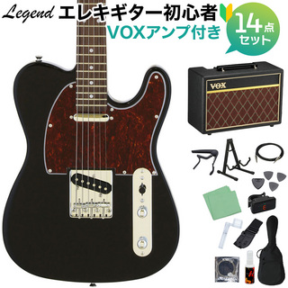LEGEND LTE-Z TT BK エレキギター 初心者14点セット 【VOXアンプ付き】