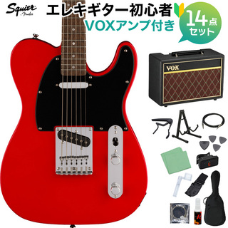 Squier by FenderSONIC TELECASTER Torino Red エレキギター初心者14点セット【VOXアンプ付き】 テレキャスター
