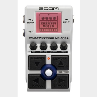 ZOOM 《即納可能!!》MS-50G+ MultiStomp Guitar Pedal 《マルチエフェクター》【Webショップ限定】