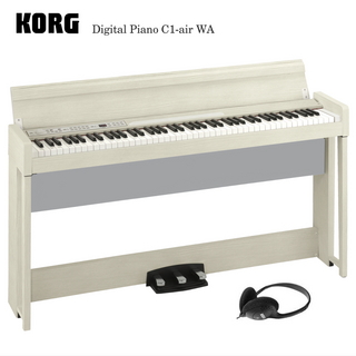 KORG 【Bluetooth対応】コルグ 電子ピアノ C1-air アッシュホワイト C1-air WA