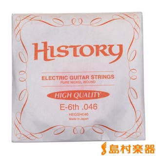 HISTORYHEGSH046 エレキギター弦 バラ弦
