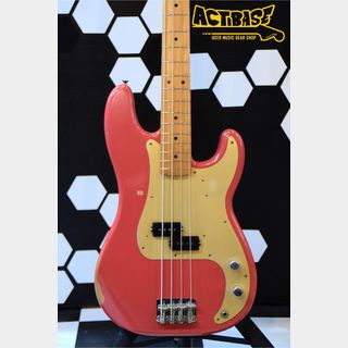 FenderRoad Worn 50s Precision Bass Fiesta Red