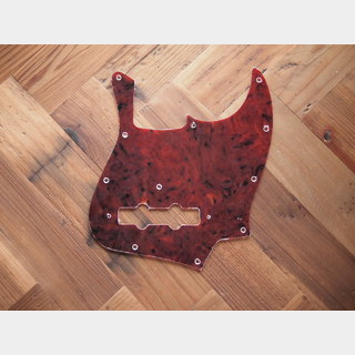WD MusicCustom Parts - 1Ply Tortoise Celluloid Pickguard For Jazz Bass