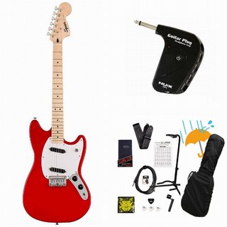 Squier by FenderSonic Mustang Maple FB WH PG Torino Red GP-1アンプ付属エレキギター初心者セットR【WEBSHOP】