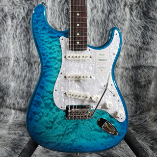 Fender 2024 Collection Made in Japan Hybrid II Stratocaster Quilt Aquamarine