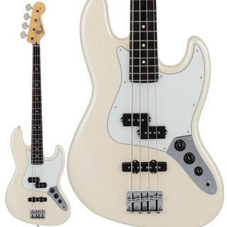 Fender 2024 Collection Hybrid II Jazz Bass PJ (Olympic Pearl/Rosewood)