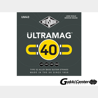 ROTOSOUND Ultramag UM40 Long Scale Medium (.040-.100)