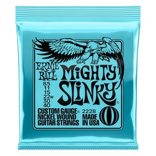 ERNIE BALL【大決算セール】 Mighty Slinky Nickel Wound Electric Guitar Strings 8.5-40 #2228