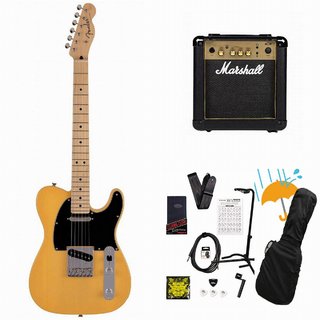 FenderMade in Japan Junior Collection Telecaster Maple FB Butterscotch Blonde Marshall MG10アンプ付属エレ