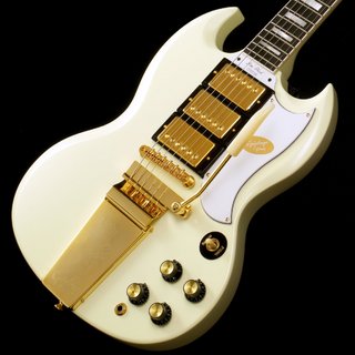 Epiphone Inspired by Gibson Custom 1963 Les Paul SG Custom with Maestro Vibrola Classic White 【福岡パルコ店