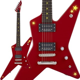 ESPESP×バンドリ！ Kasumi Toyama Signature Model ESP RANDOM STAR Kasumi -LED-(Kasumi Red)【受注生産品】