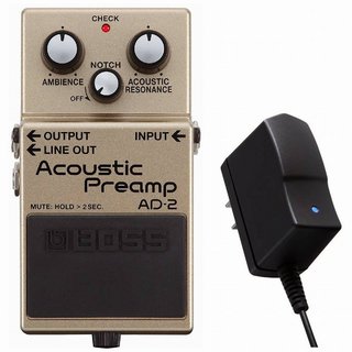 BOSS AD-2 Acoustic Preamp［純正ACアダプター同時購入セット］アコースティックプリアンプ AD2【WEBSHOP】