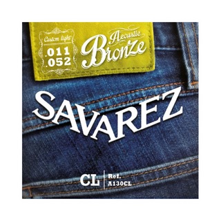 SAVAREZA130CL Bronze Custom Light アコースティックギター弦×3セット