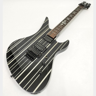SCHECTER SYNYSTER STANDARD Gloss Black w/Silver Pin Stripes
