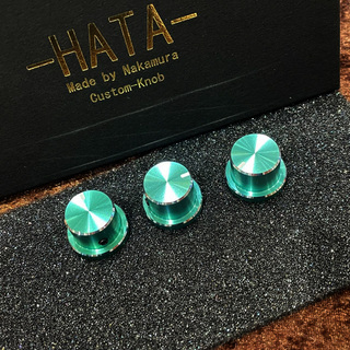 HATA ハットノブ01　Emerald Green【カスタムオーダーモデル】インチ・3個セット