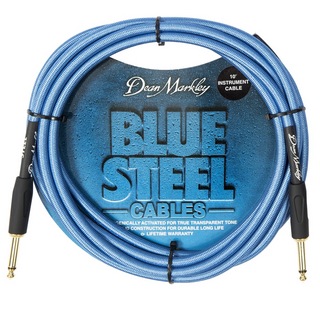 Dean MarkleyDMBSIN10S Blue Steel Instrument Cables 3m SS 楽器用ケーブル