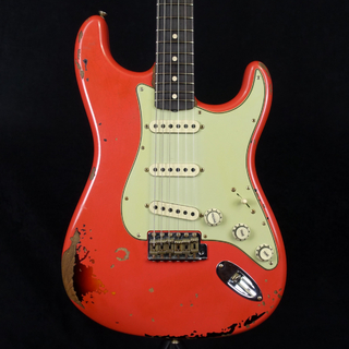 Fender Custom Shop Michael Landau 1963 Stratocaster Relic Fiesta Red over 3 Tone Sunburst