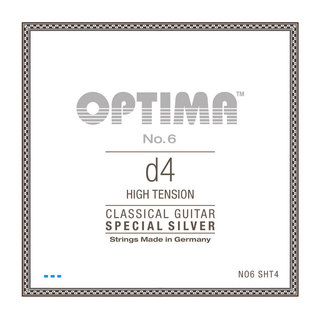 OPTIMA NO6.SHT4 No.6 Special Silver D4 High 4弦 バラ弦 クラシックギター弦×3本
