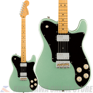 FenderAmerican Professional II Telecaster Deluxe Maple Mystic Surf Green 【小物プレゼント】(ご予約受付中)