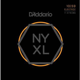 D'Addario NYXL1059 NYXLシリーズ 10-59 7弦エレキギター弦 1セット【福岡パルコ店】