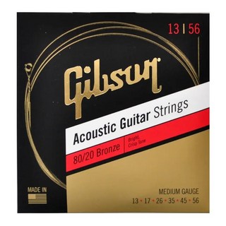 Gibson80/20 Bronze Acoustic Guitar Strings [SAG-BRW13 Medium]