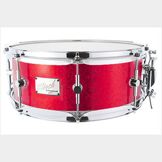 canopus Birch Snare Drum 5.5x14 Red Spkl